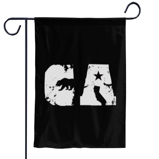 California Bear State Abbreviation Garden Flags