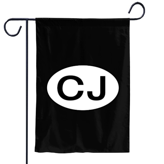 Jeep CJ Oval Garden Flags