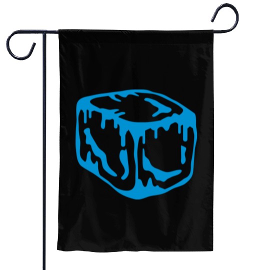 Ice Cube Design Garden Flags