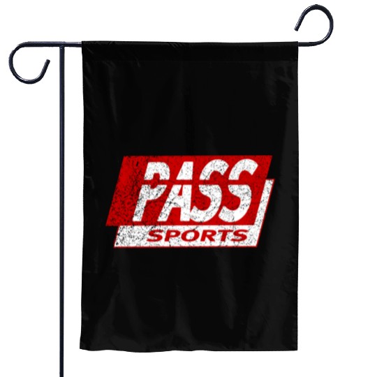 Old School Retro PASS Sports Detroit Garden Flags