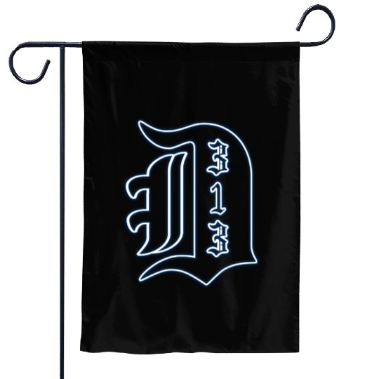 313 Big Detroit D Garden Flags