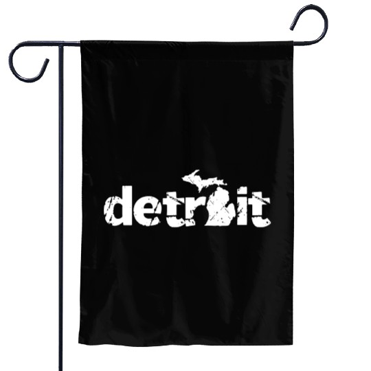 DETROIT MICHIGAN Garden Flags