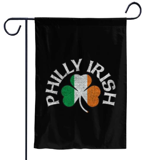 Philly Irish Shamrock Flag Apparel Garden Flags