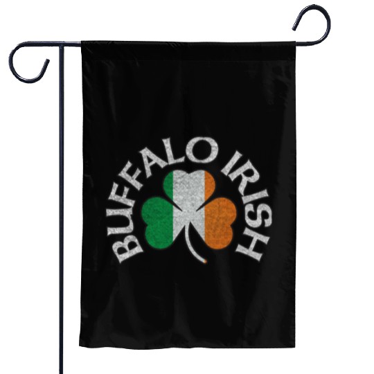 Buffalo Irish Shamrock Flag Clothing Garden Flags