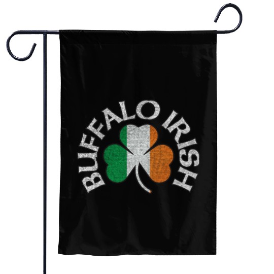 Buffalo Irish Shamrock Flag Clothing Garden Flags