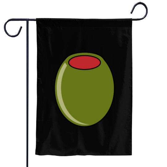 green olive Garden Flags