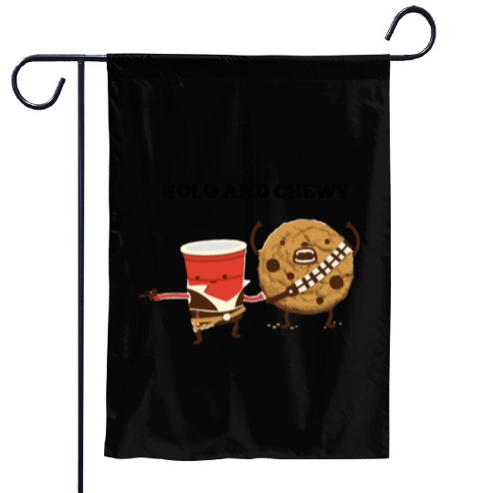 Funny star wars han solo and chewbacca Garden Flags