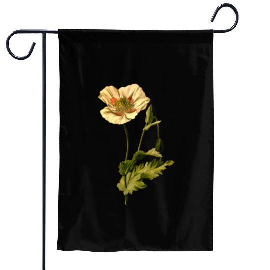 Opium poppy (detailed) Garden Flags