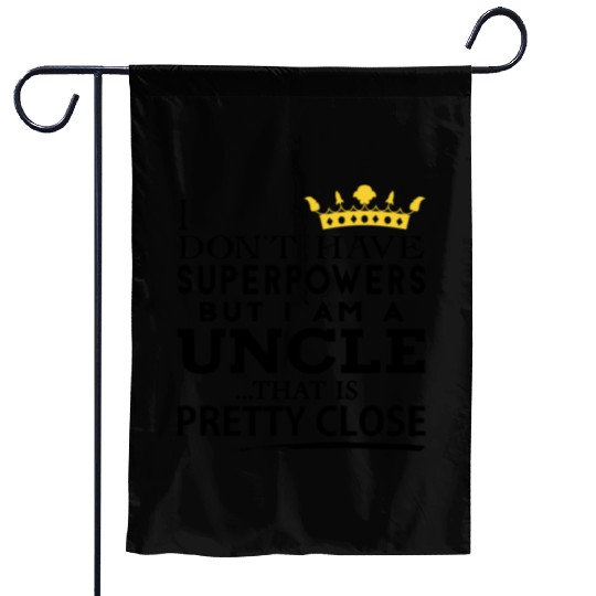 SUPER UNCLE! Garden Flags