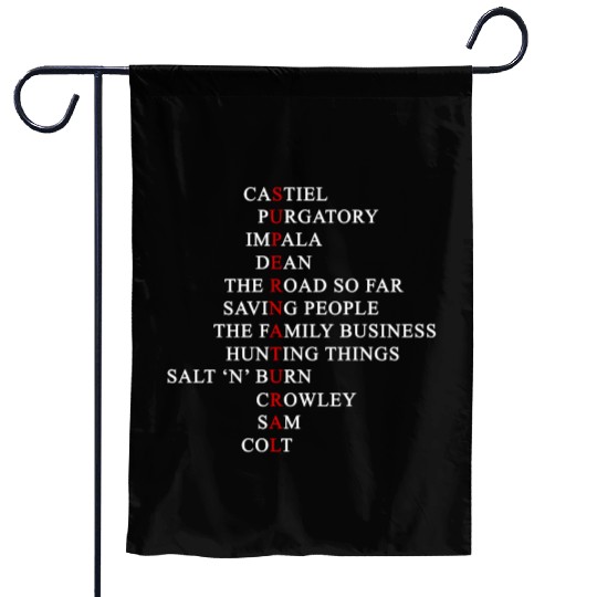 Supernatural - Awesome supernatural Garden Flags