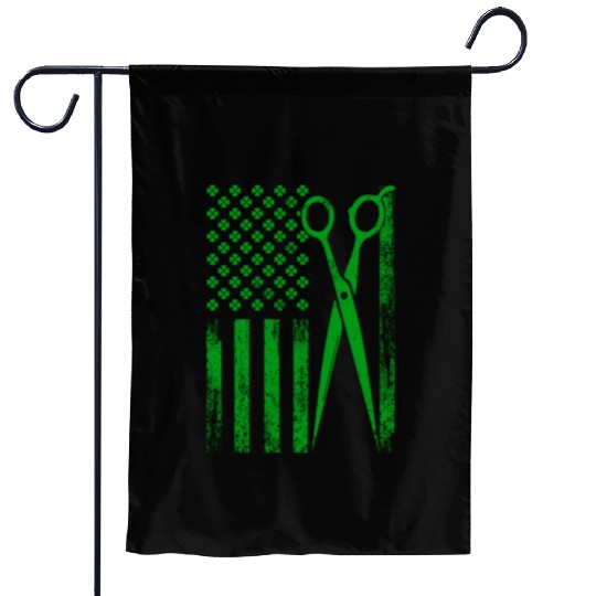 Hair stylist - Hair stylist flag Garden Flags for american