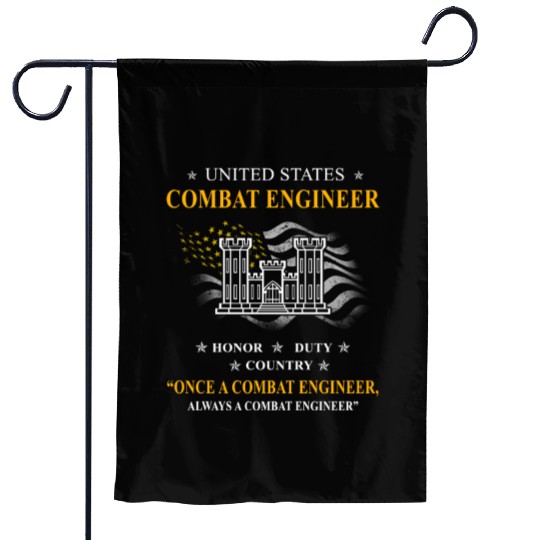combat engineer, us army combat engineer, army com Garden Flags