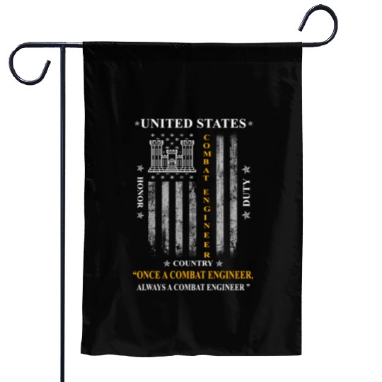 combat engineer, us army combat engineer, army com Garden Flags