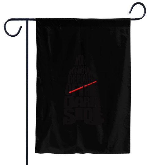 Cool Star Wars Darth Vader typography Garden Flags