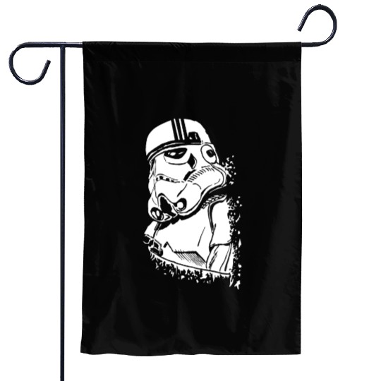 Funny and cool Star Wars Stormtrooper graffiti Garden Flags