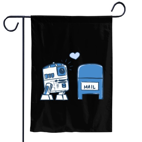 Funny Star Wars r2d2 comic Garden Flags