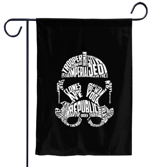 Star Wars typography Garden Flags