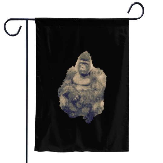 Art Gorilla Garden Flags