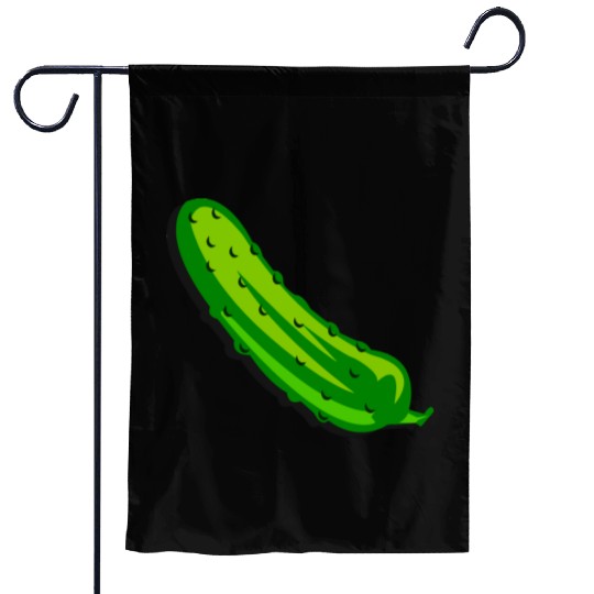 It's a giant pickle Garden Flags