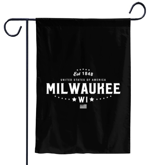Milwaukee WI Wisconsin Garden Flags
