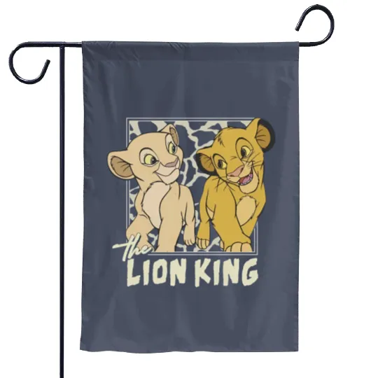 Discover Disney Lion King Simba And Young Nala Garden Flags