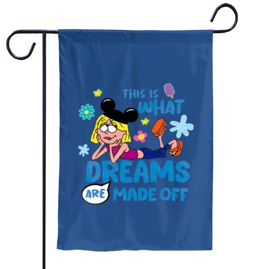 Disney Garden Flags For Women, Lizzie McGuire Garden Flags, Disneyland DisneyWorld Womens Garden Flags