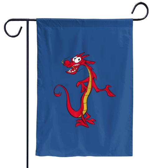 Disney Mulan Mushu Dragon Garden Flags, Magic Kingdom, Disney Trip Garden Flags