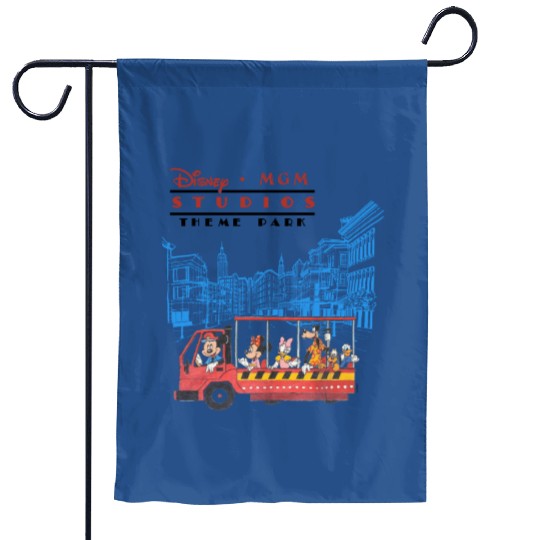 Retro Disney MGM Studios Vintage | Unisex Softstyle Garden Flags