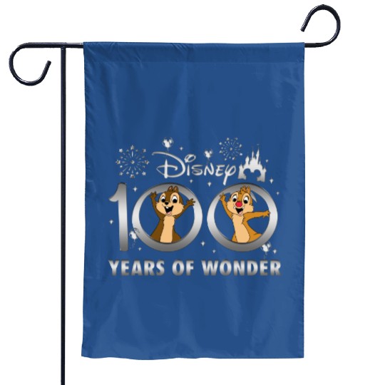 Chip And Dale Garden Flags,Disney 100 Years of Wonder Garden Flags,Disney Vacation Garden Flags