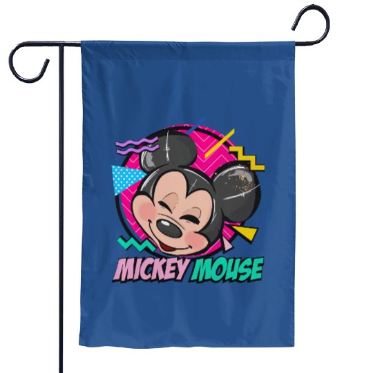 Comfort Colors Retro Mickey Mouse Garden Flags, Retro 90s Disney Mickey Garden Flags