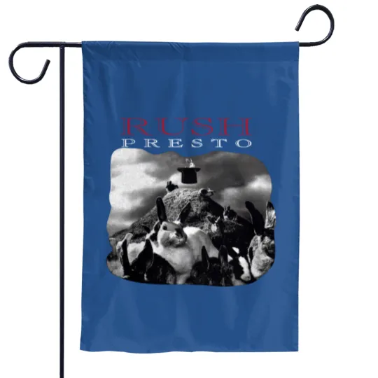 Rush Presto 1990 Rock Band Garden Flags, Rush Vintage Garden Flags, Rush Retro Garden Flags