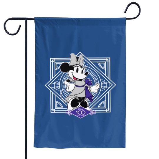 Disney 100 Years Of Wonder Mickey & Friends Retro Minnie Mouse Garden Flags
