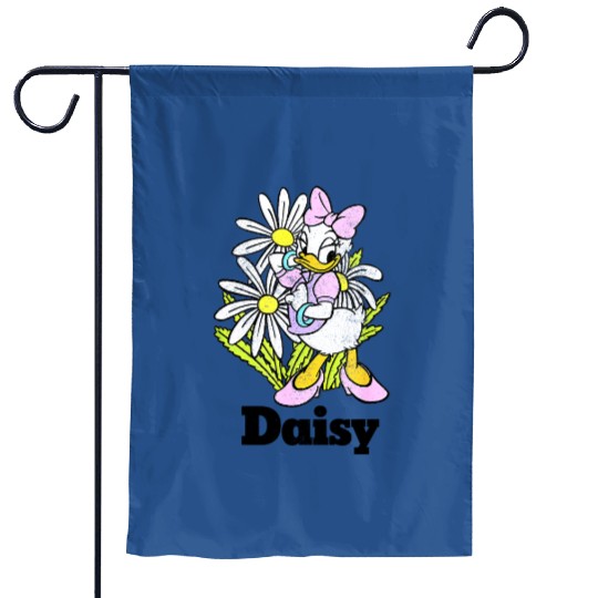 Vintage Disney Daisy Floral Garden Flags, Daisy Duck Disney Garden Flags