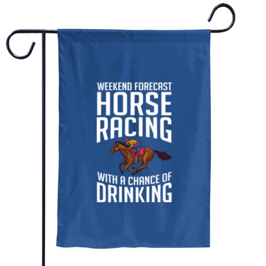 Horse Racing Race Track Number Derby Garden Flags