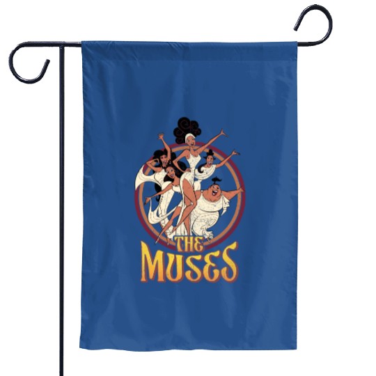 Retro 90s Disney Diva The Muses Hercules Garden Flags