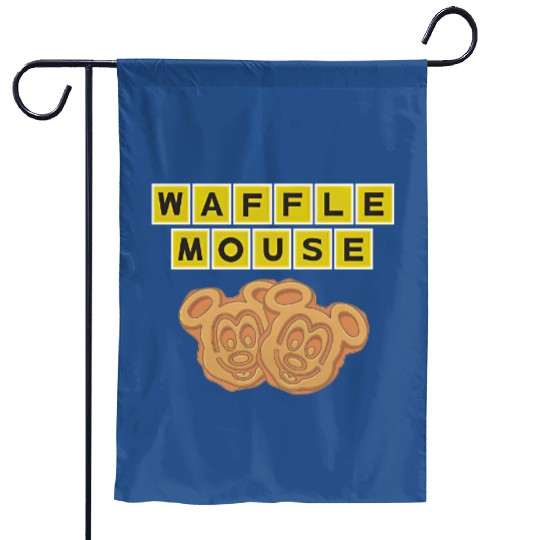 Mickey Waffle Garden Flags, Funny Disney Garden Flags, Mickey Waffles, Disney Garden Flags