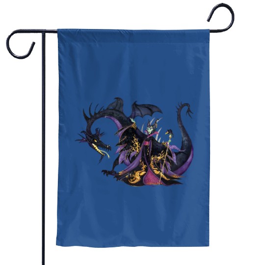 Disney Maleficent Comfort Colors Garden Flags, Disneyworld Garden Flags
