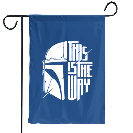 This Is The Way Garden Flags, Mandalorian Garden Flags, Disney Garden Flags, Galaxy edge Garden Flags