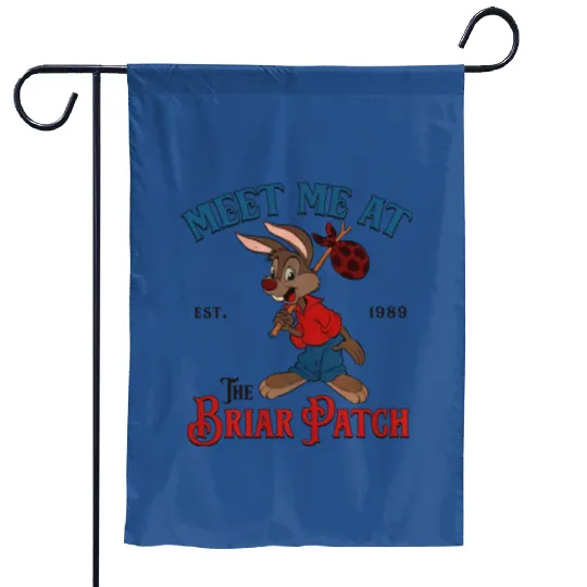 Disney Splash Mountain Vintage Garden Flags, Meet Me At The Briar Patch Garden Flags
