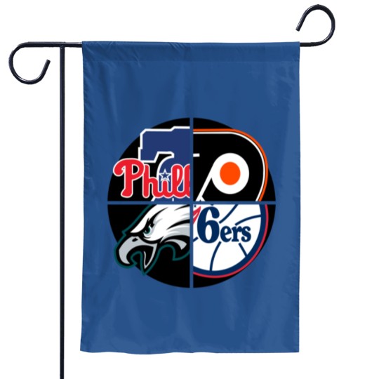 Philadelphia Sports Quad Garden Flags