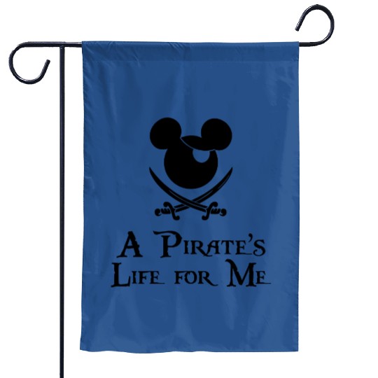 Mickey pirate's life for me Garden Flags, Disney cruise Garden Flags for women, Disney pirate Garden Flags, Mickey cruise Garden Flags, unisex fit,