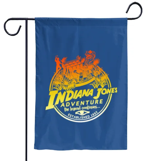 Indiana Jones Garden Flags, Disney Garden Flags, Disney Family Garden Flags, Disney Matching Garden Flags