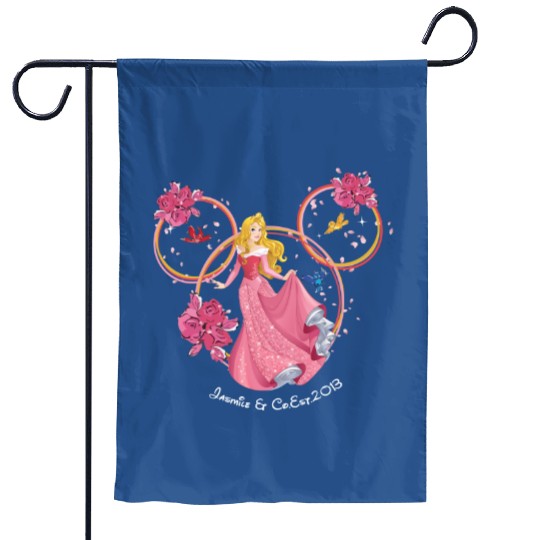 Aurora Garden Flags, Sleeping Beauty Garden Flags, Disney Princess Garden Flags