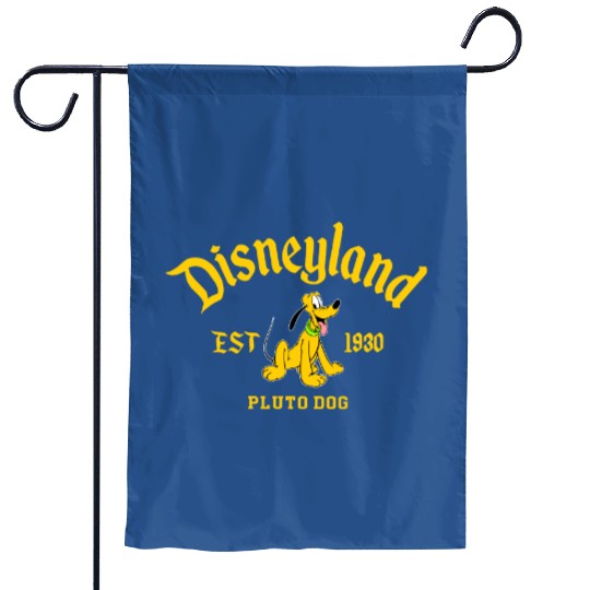 Pluto Disneyland Garden Flags, Mickey And Friends Garden Flags, Disney Pluto Garden Flags