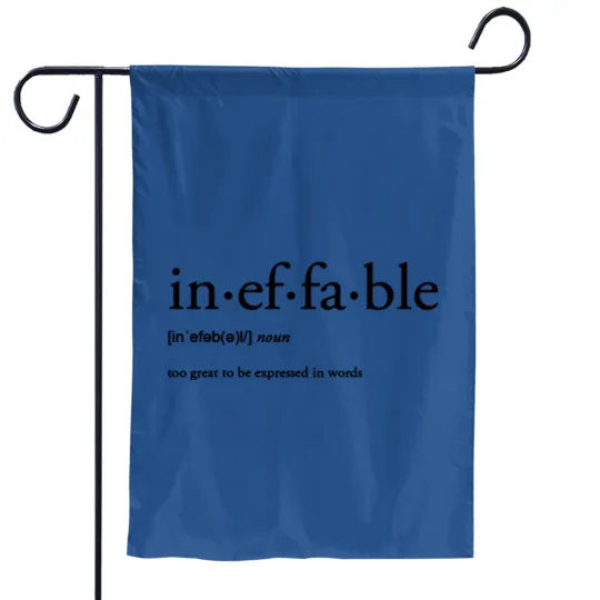 Ineffable Good Omens Garden Flags