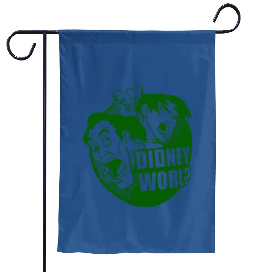 Disney World Peter Pan fan - Didney worl? Garden Flags