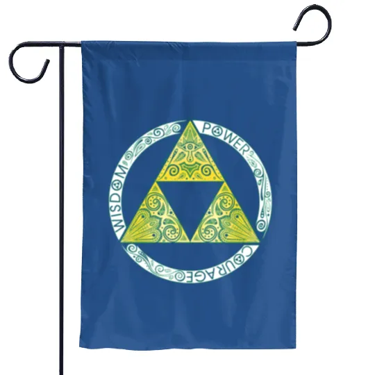 triforce link zelda Garden Flags