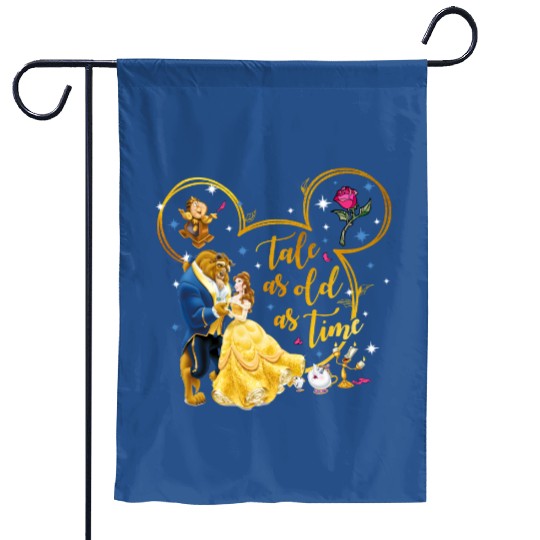 Disney Beauty And The Beast Garden Flags, Belle Princess And The Beast Garden Flags