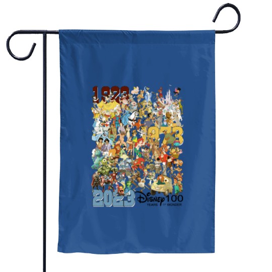 All Disney Characters Garden Flags, Disney 100th Anniversary Garden Flags, Disneyworld Garden Flags