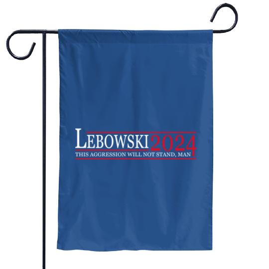 Lebowski 2024, Lebowski Political Garden Flags, The Big Lebowski Garden Flags